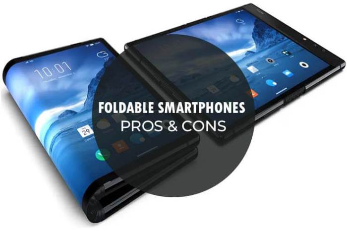 Foldable smartphones cons adapting